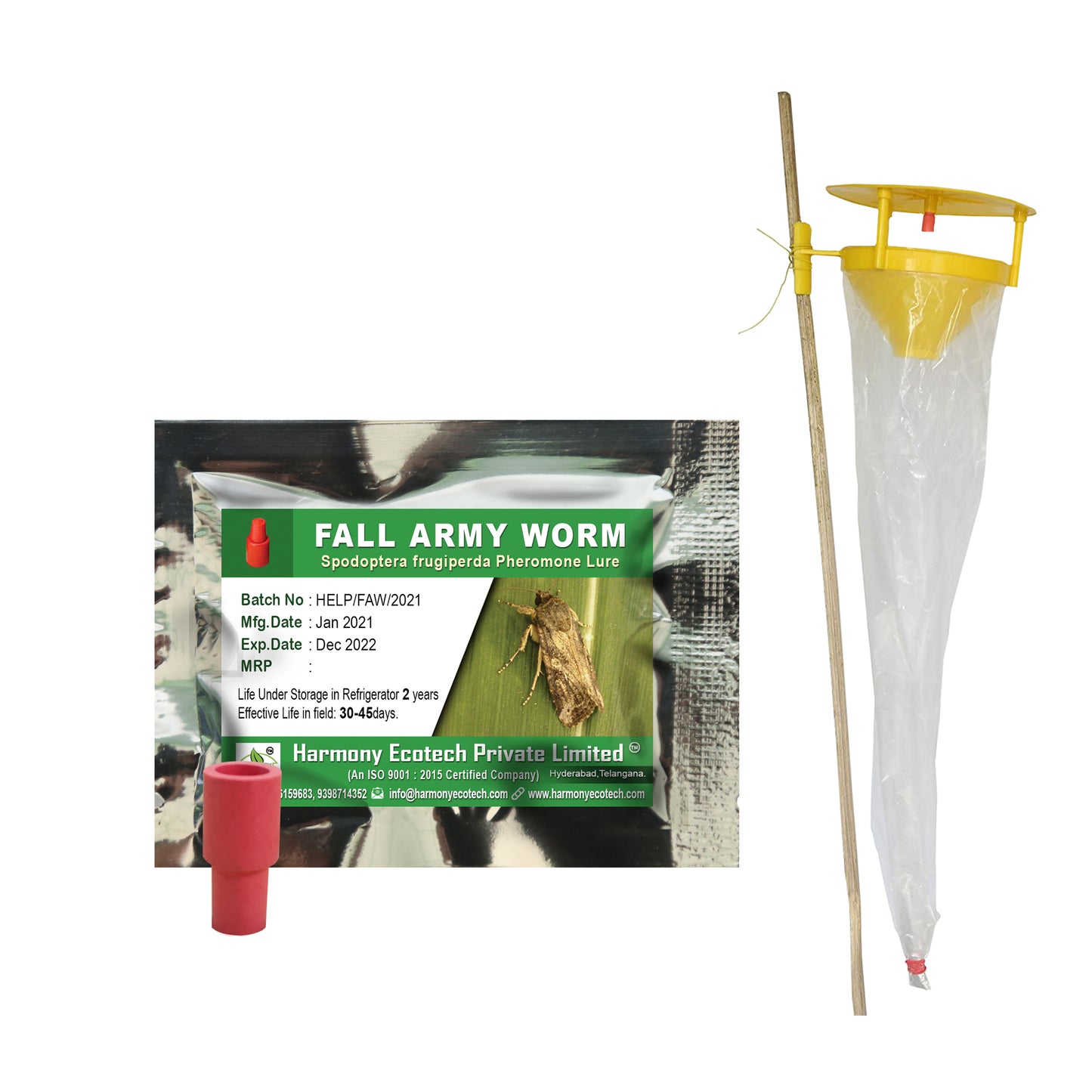 Spodoptera frugiperda Pheromone Lure + Funnel Trap