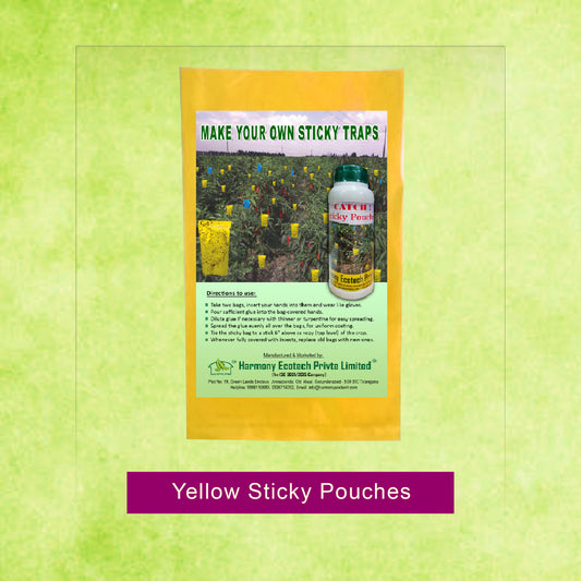 Yellow Sticky Pouches