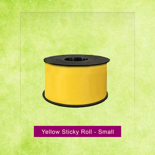 Yellow Sticky Roll - 7.5 cms. x 100 mts.